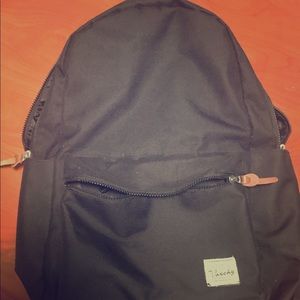 Black backpack